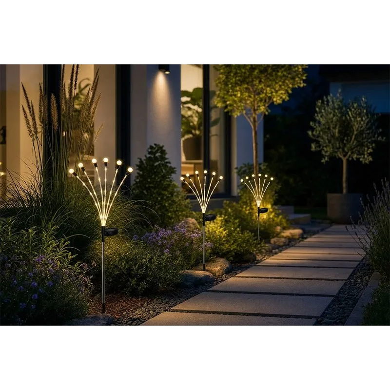 Solárna záhradná lampa Garden Floro, 42xLED, 66 cm