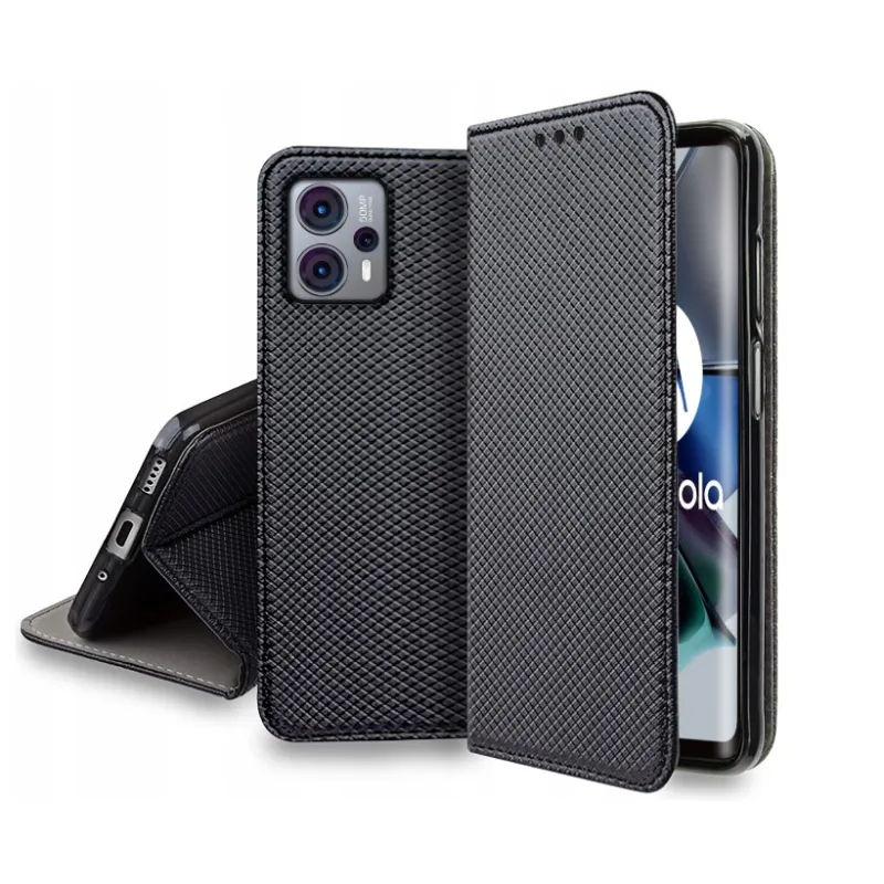 Smart Book Knižkové puzdro Motorola Moto G13, G23 Farba: Čierna
