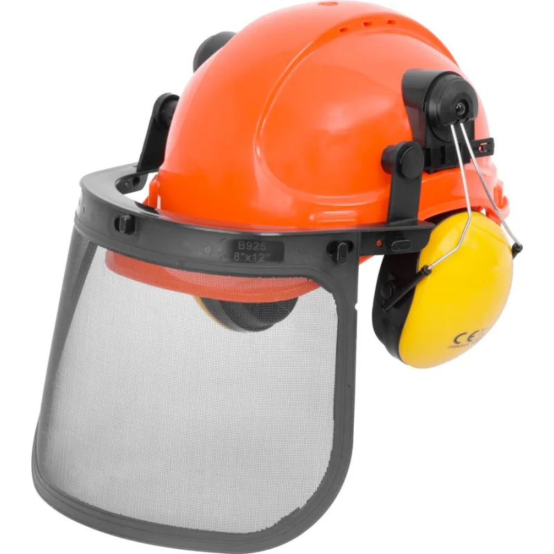 Pracovná prilba so štítom Safetyco SM-409P, chránič sluchu