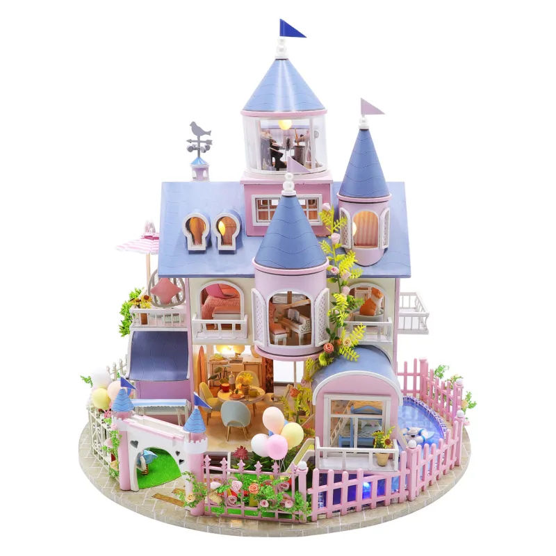Dvěděti Miniatúra domčeka Rozprávkový zámok
