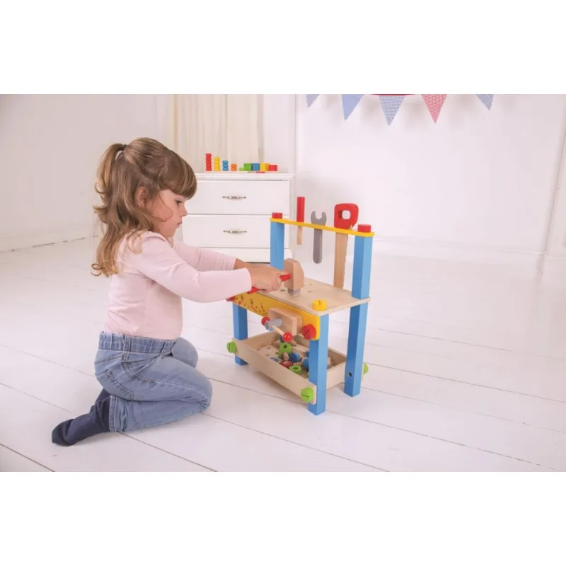 Bigjigs Toys Môj prvý pracovný stôl