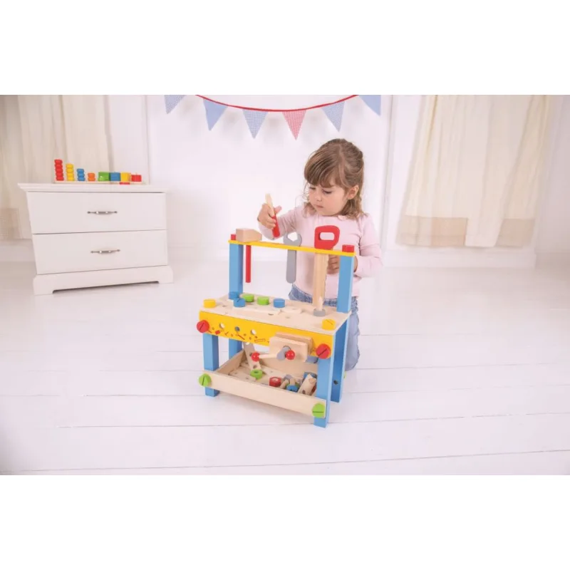 Bigjigs Toys Môj prvý pracovný stôl