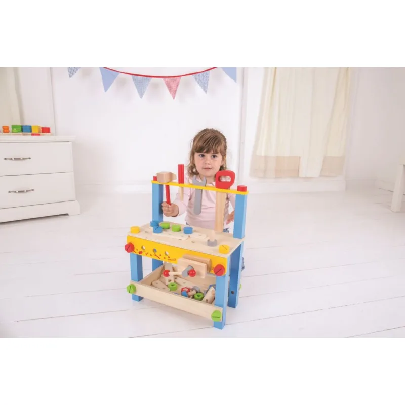 Bigjigs Toys Môj prvý pracovný stôl