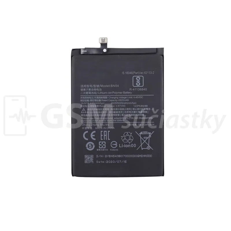 Batéria Xiaomi Redmi Note 9, Redmi 9 - BN54 Variant:: OEM