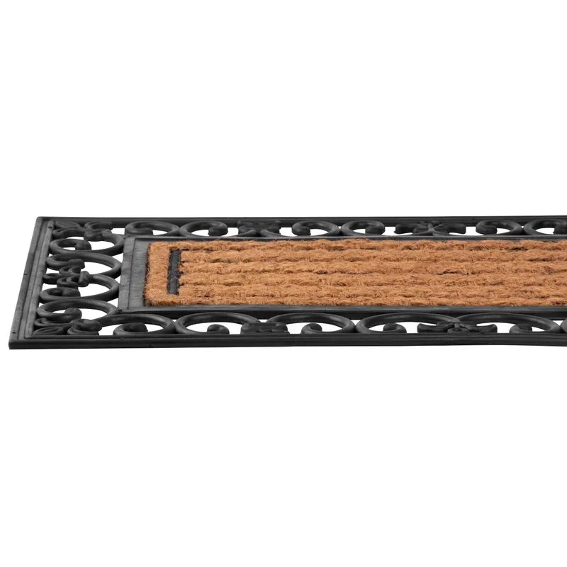 Rohožka pred dvere Ornament – 45x75 cm, guma/panama