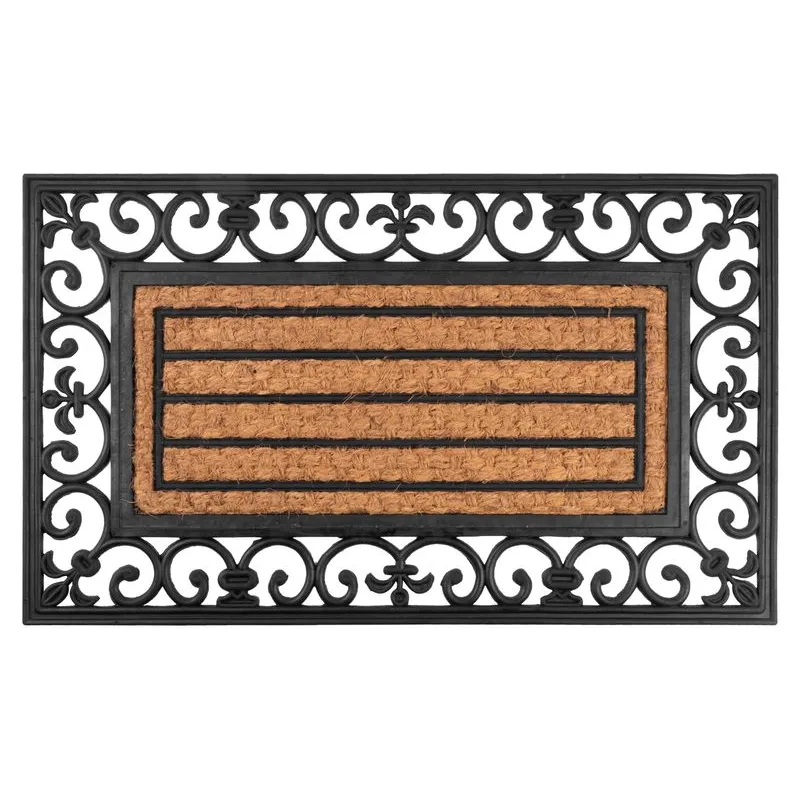Rohožka pred dvere Ornament – 45x75 cm, guma/panama