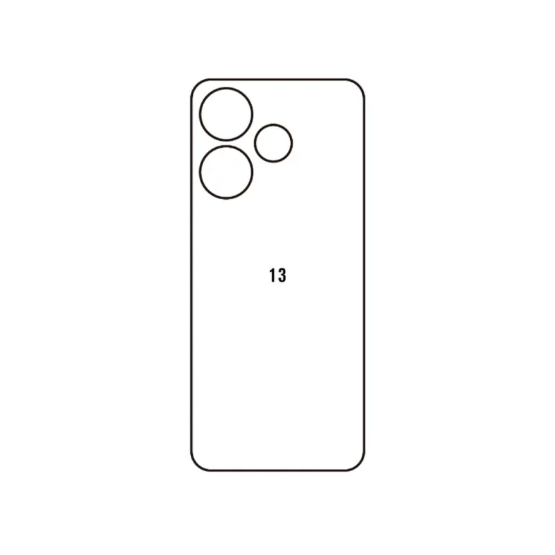 Ochranná fólia Sunshine Hydrogel pre Xiaomi Redmi 13 Variant:: zadná čirá