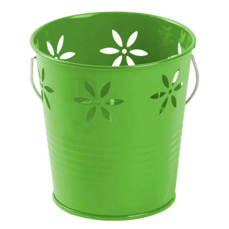 Sviečka proti komárom Citronella CB197, vedro, mix zelená/žltá, 160 g, 110x105 mm
