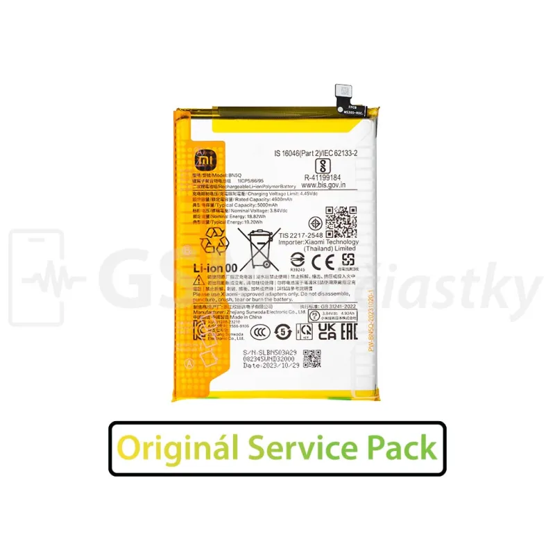 Originál batéria BN5Q pre Xiaomi Redmi 13C, Poco C65