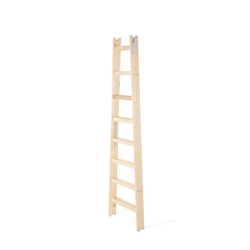 Drevený rebrík Strend Pro, 2x8 priečky, 2,56 m, 150 kg
