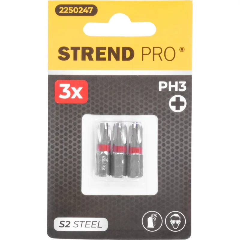 Bit Strend Pro Phillips PH 3, balenie 3 ks