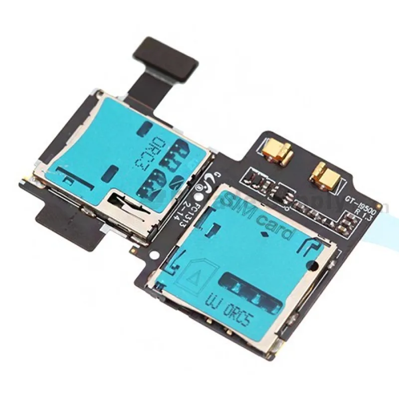 Flex kábel SIM/SD karty Samsung I9505 Galaxy S4 Variant:: Flex kábel