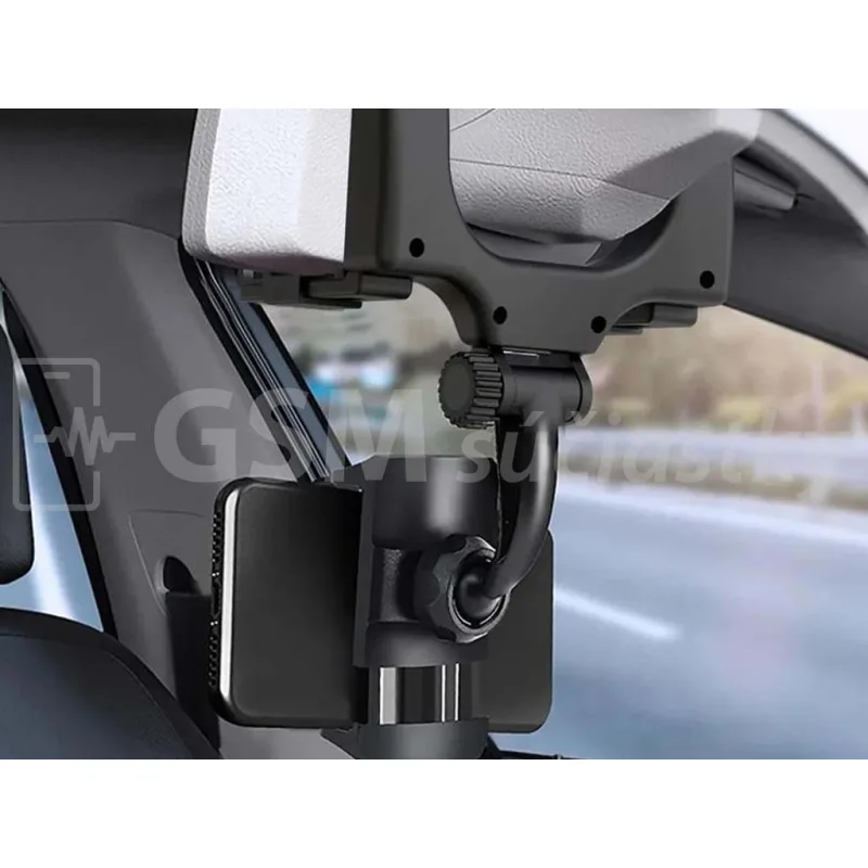 Držiak na mobil do mriežky ventilátora (šírka 90mm) Farba: Čierna