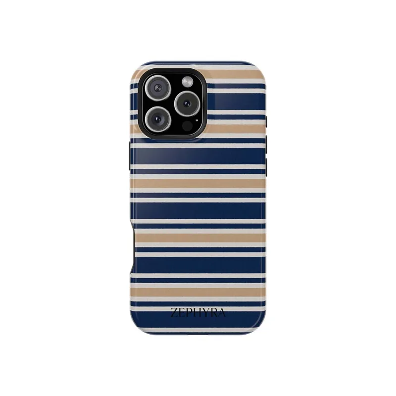 ZEPHYRA Coastal Stripes - iPhone 14 Pro Kryt