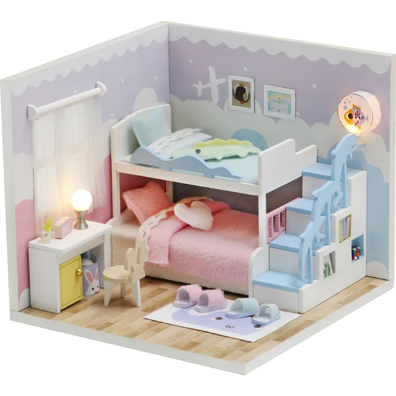 Dvěděti Miniatúra domčeka Spálňa sladkých snov
