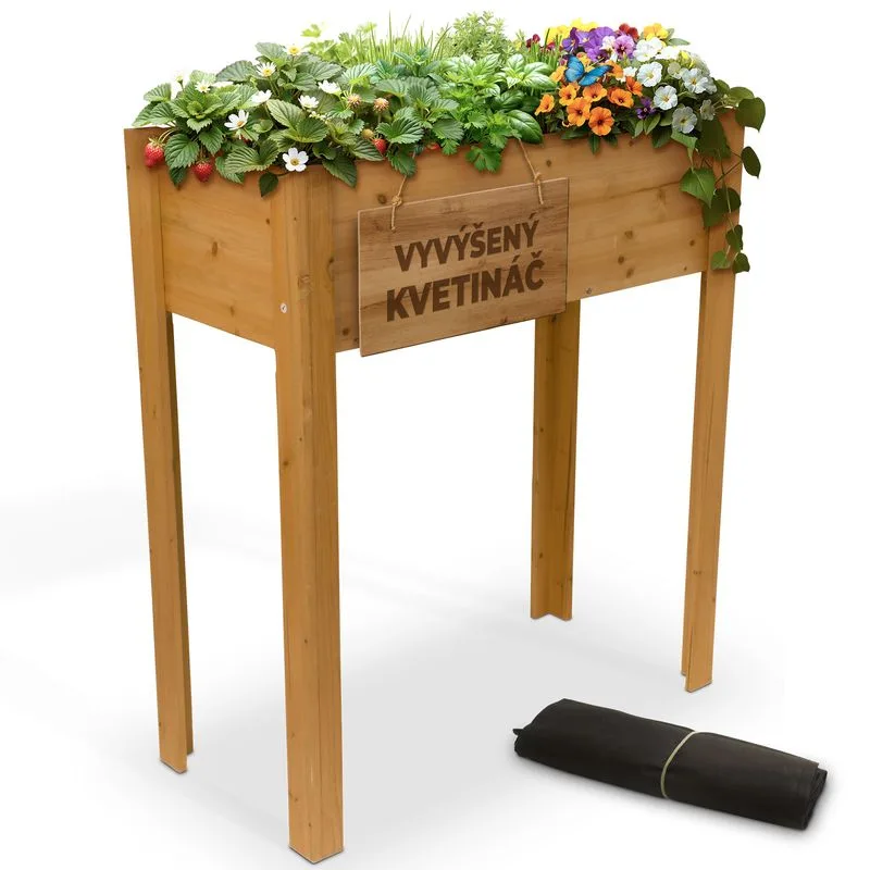 Vyvýšený záhon Strend Pro Garden 84x40x98 cm, drevený, s nohami