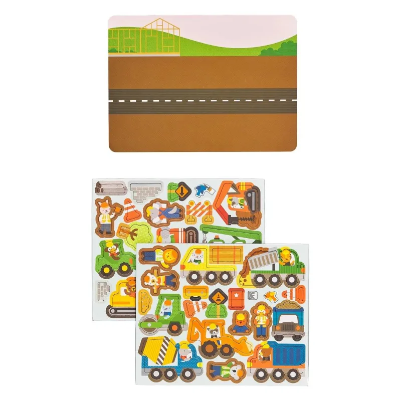 Petitcollage Magnetická tabuľka Na stavbe