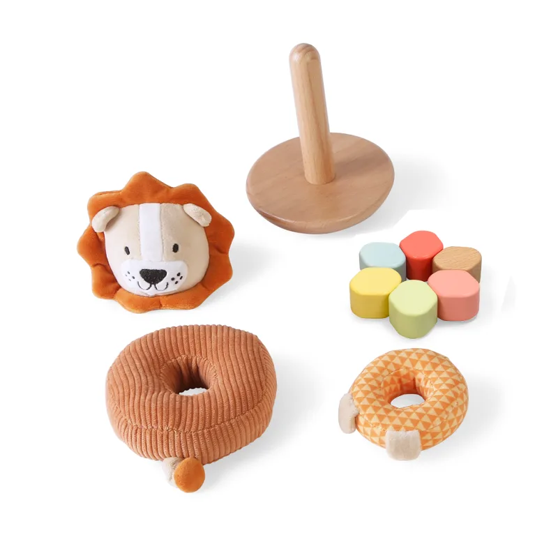 2Kids Toys Nasadzovacie krúžky Levíček