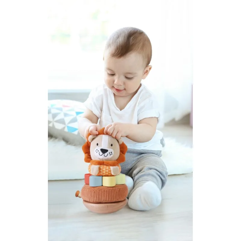 2Kids Toys Nasadzovacie krúžky Levíček
