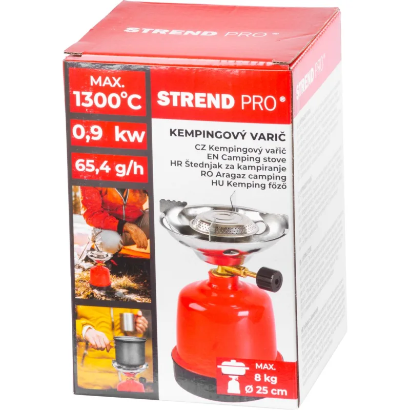 Varič Strend Pro 1002B, kempingový, na prepichovaciu kartuš