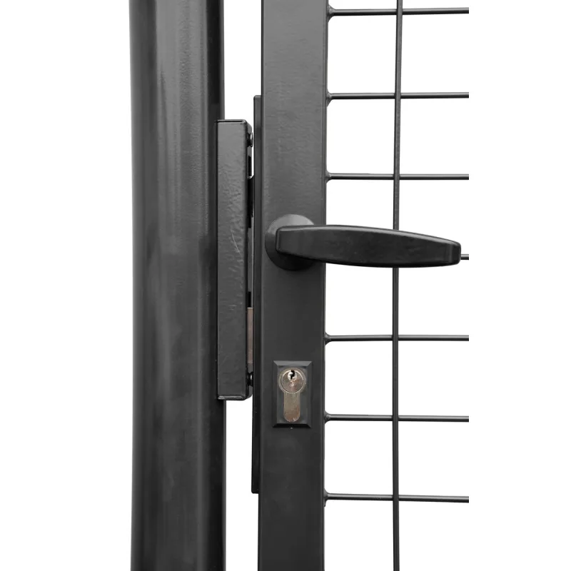 Brána 1000/1200/50x50 mm – jednokrídlová záhradná brána, antracit