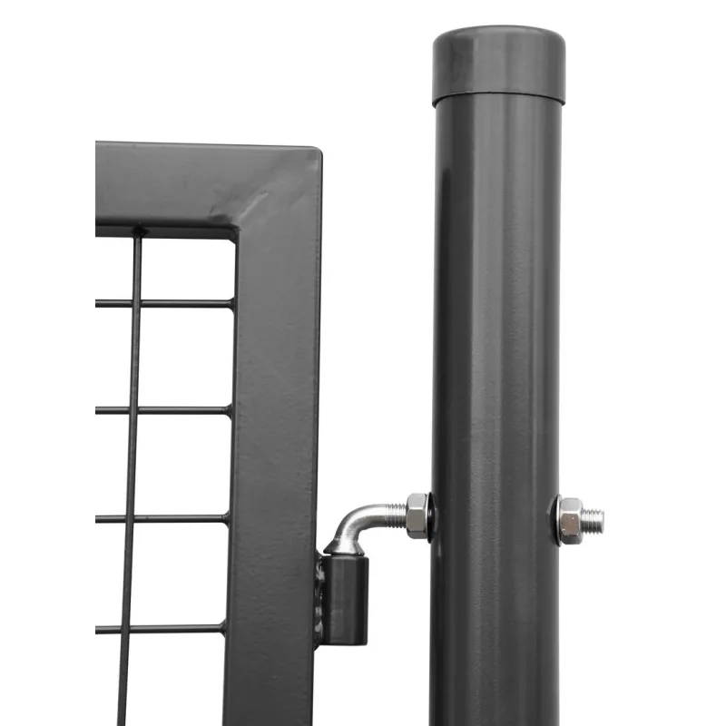 Brána 1000/1200/50x50 mm – jednokrídlová záhradná brána, antracit