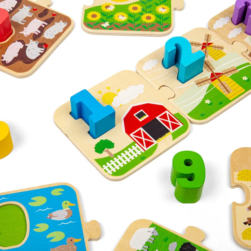 Puzzle s obrázkami a číslami