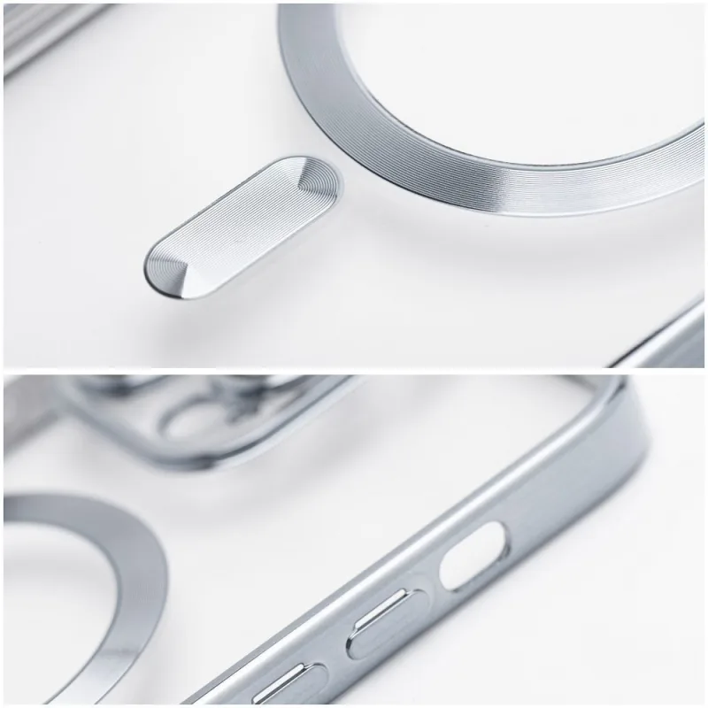 Puzdro MagSafe pre Samsung Galaxy S24, S921 Farba: Strieborná