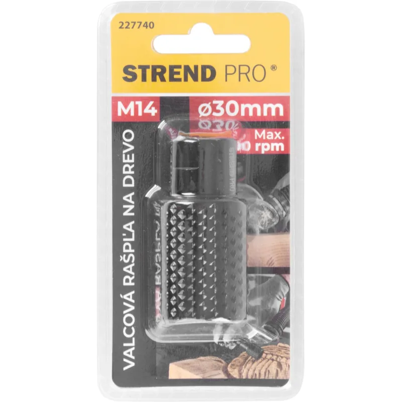 Rašpľa na uhlovú brúsku Strend Pro RSP40, valcová, 30 mm