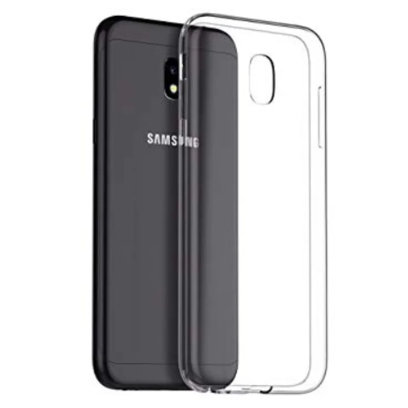 Transparentné Puzdro priesvitné silikónové Samsung J330F Galaxy J3 2017 Farba: Priesvitné 6157