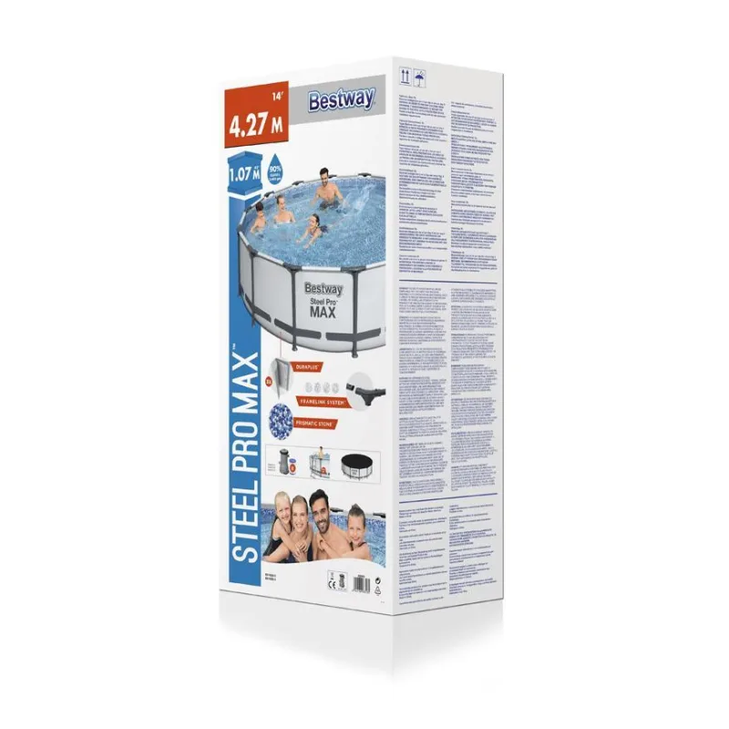Bestway 56950 Steel Pro MAX 427x107 cm, bazén s filtráciou