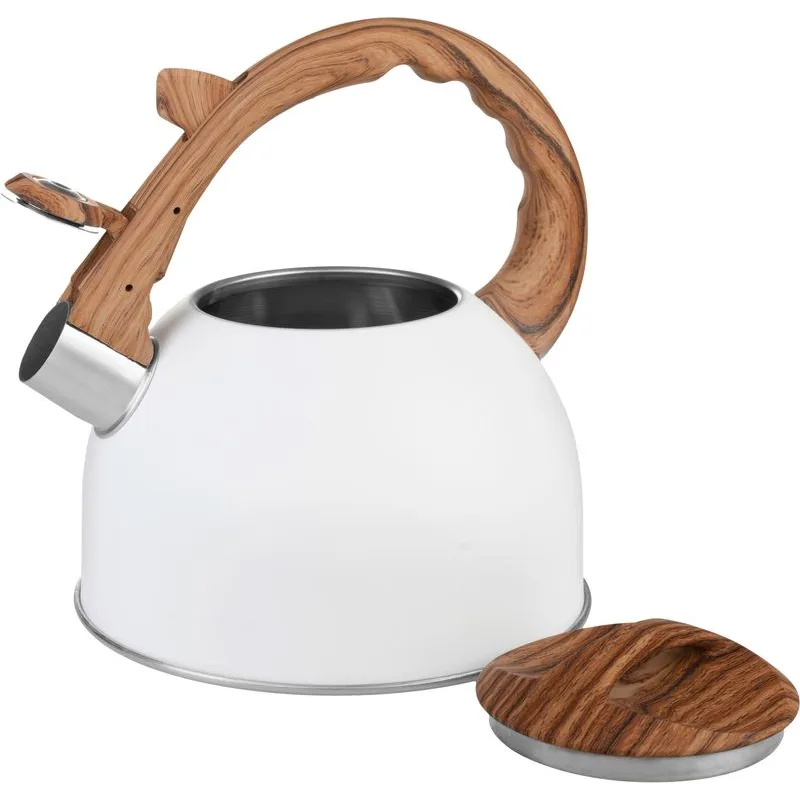 Pískací čajník MagicHome, biely, 2500 ml