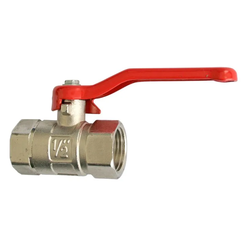 Guľový ventil na vodu R0028 3/4" F/F, sivý/červený