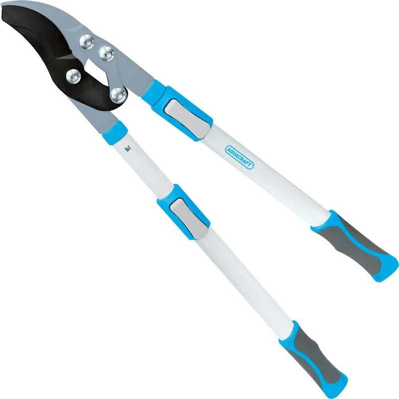 Nožnice na konáre AQUACRAFT 360709, cut. 40 mm, Alu/SoftGrip, s nákovkou, teleskopické