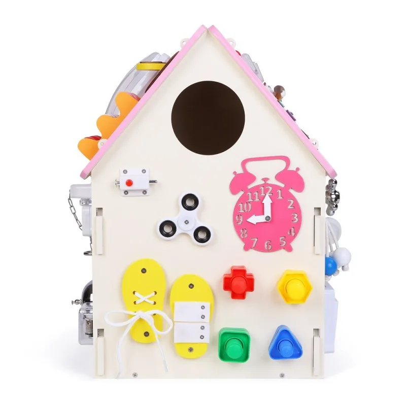 2Kids Toys Activity board Domček ružový