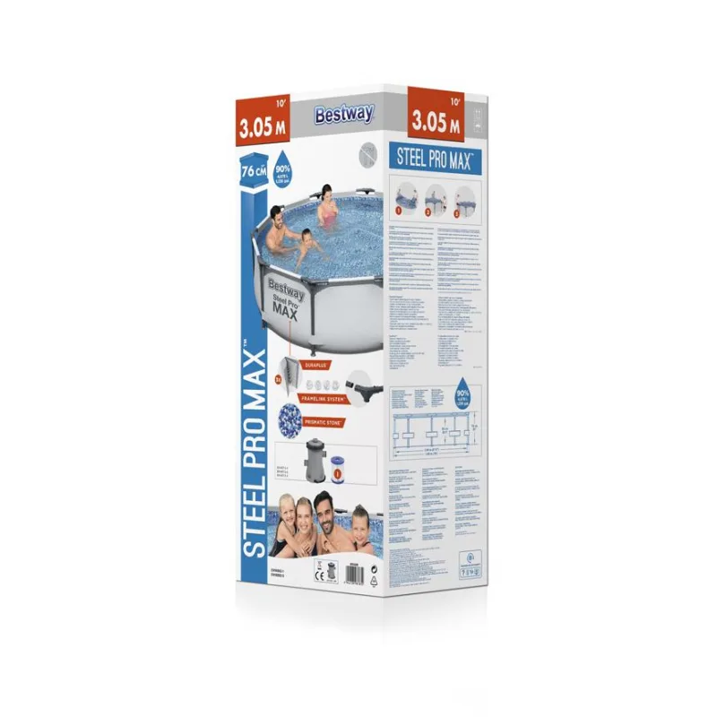 Bestway 56408 Steel Pro MAX, 305x76 cm, filter