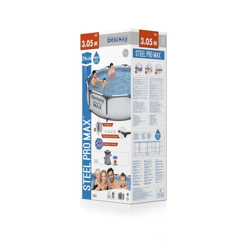 Bestway 56408 Steel Pro MAX, 305x76 cm, filter