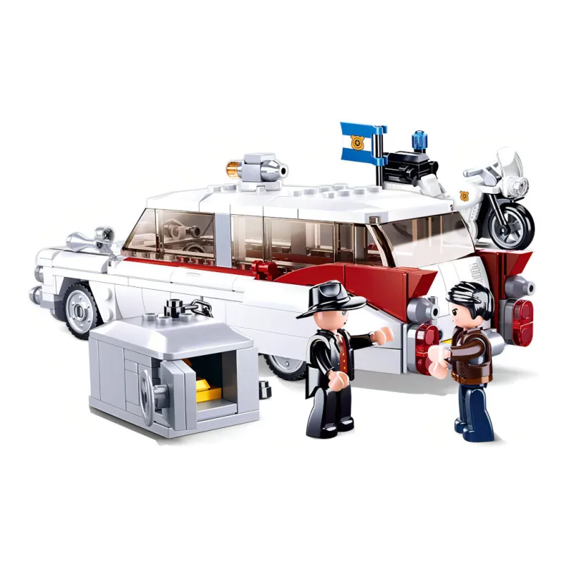 Sluban Model Bricks M38-B1099 Americký automobil pre lupičov
