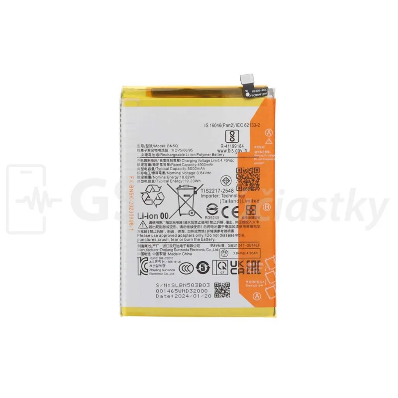 Batéria Xiaomi Redmi 13C, Poco C65 - BN5Q Variant:: OEM