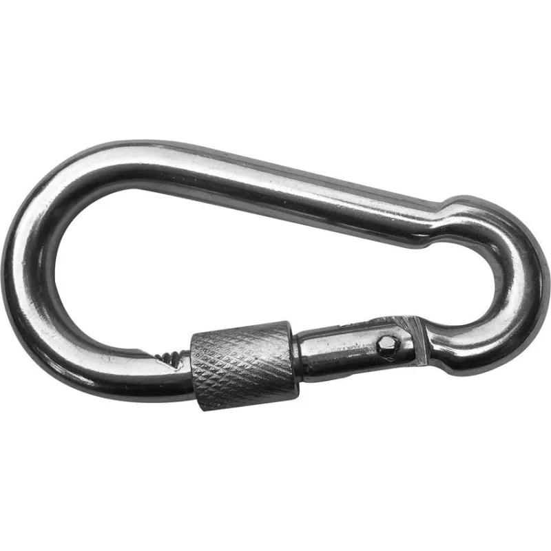 Karabinka Strend Pro, s maticou, 10 mm, balenie 10 ks