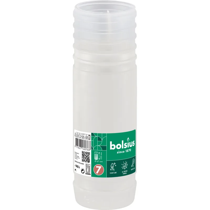 Náplň do kahanca Bolsius Gravelight RP7, 148 h, 67x220 mm, parafín