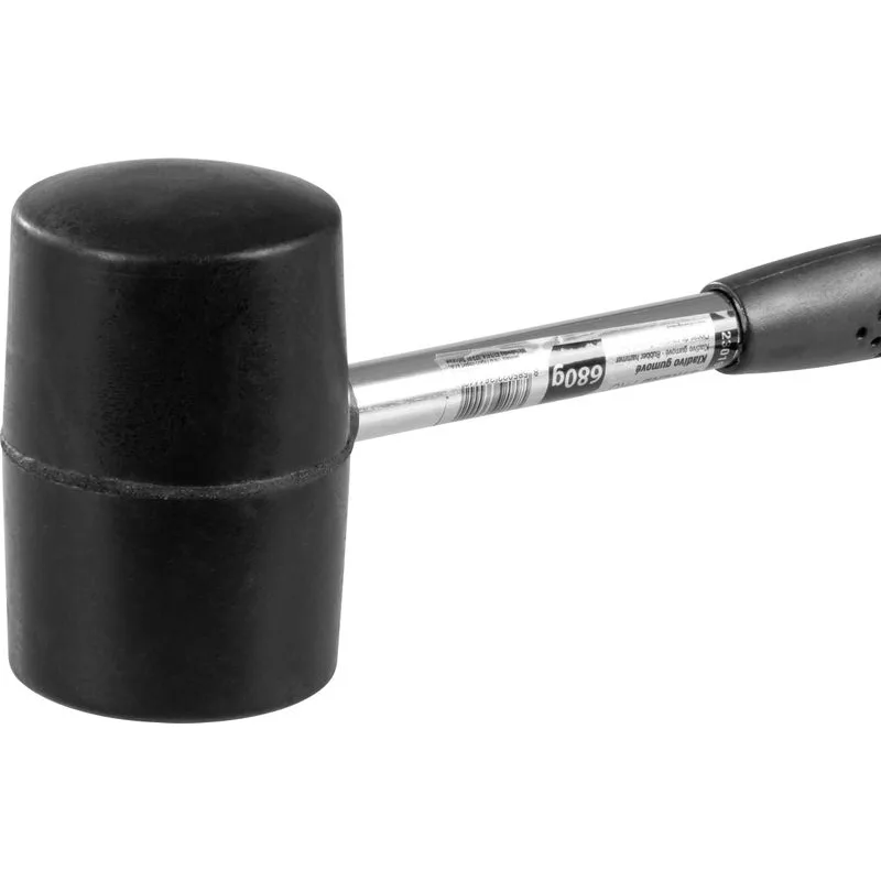 Gumené kladivo BlackHead, 680 g, kovová rúčka, 300 mm