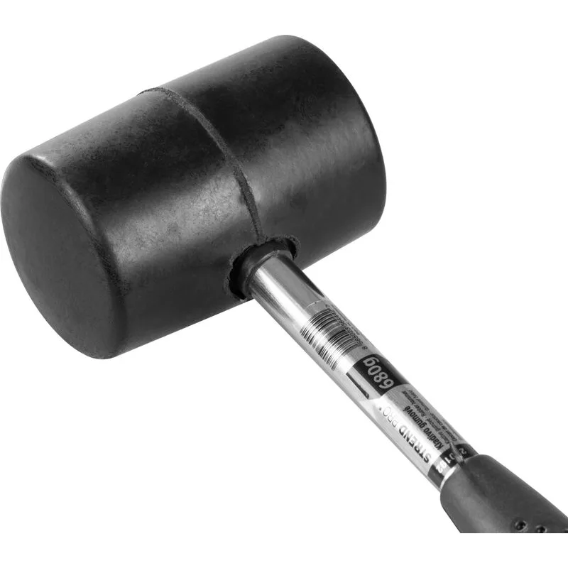 Gumené kladivo BlackHead, 680 g, kovová rúčka, 300 mm