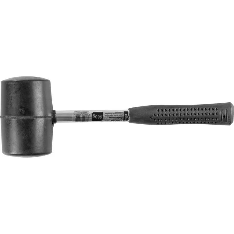 Gumené kladivo BlackHead, 680 g, kovová rúčka, 300 mm