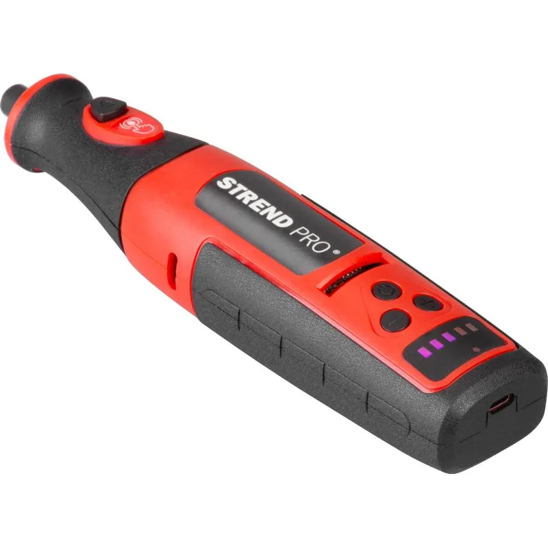 Brúska Strend Pro, mini, priama, vŕtanie a brúsenie, 8 V, 1500 mAh, s príslušenstvom