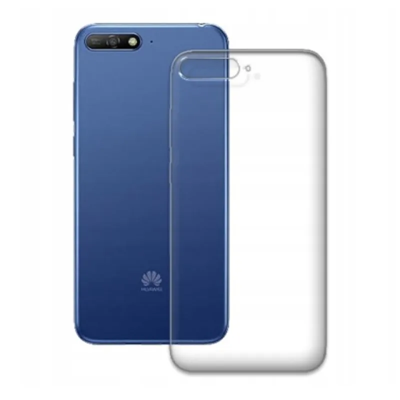 Transparentné Puzdro priesvitné silikónové Huawei Y6 2018, Honor 7A Farba: Priesvitné 6025