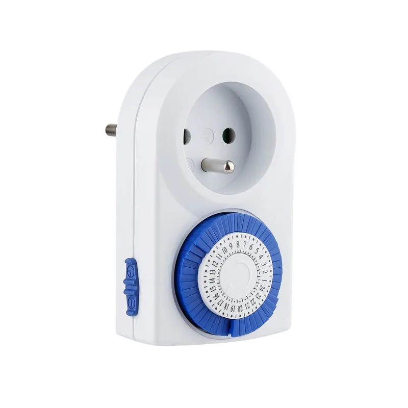 Časovač do zásuvky, mechanická spínacia zásuvka, 220-240 V, 3500 W
