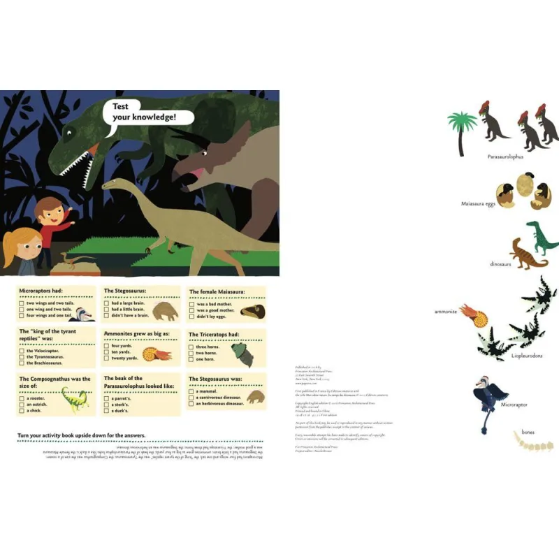 Chronicle Books Kniha aktivít so samolepkami V čase dinosaurov