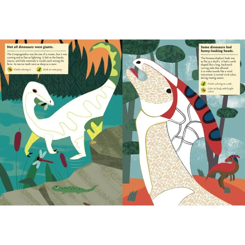Chronicle Books Kniha aktivít so samolepkami V čase dinosaurov