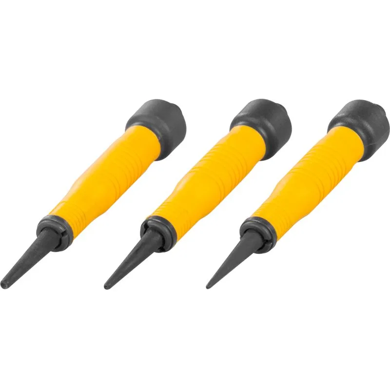 Sada dierovačov Strend Pro Premium, 3 dielna, Bi-materiál rukoväť, 1-2-3"/32"